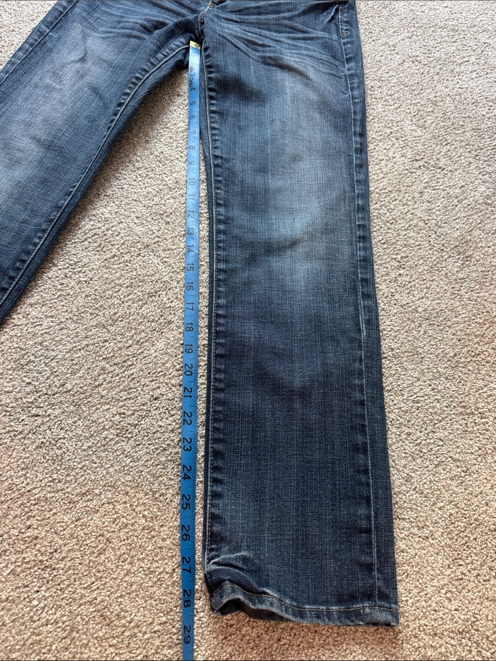 Kut from the Kloth Dark Blue Midrise Straight Leg Jeans - Picture 9 of 10